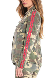 TAPERED MILITARY BLAZER - ARMY CAMO - Da-Nang